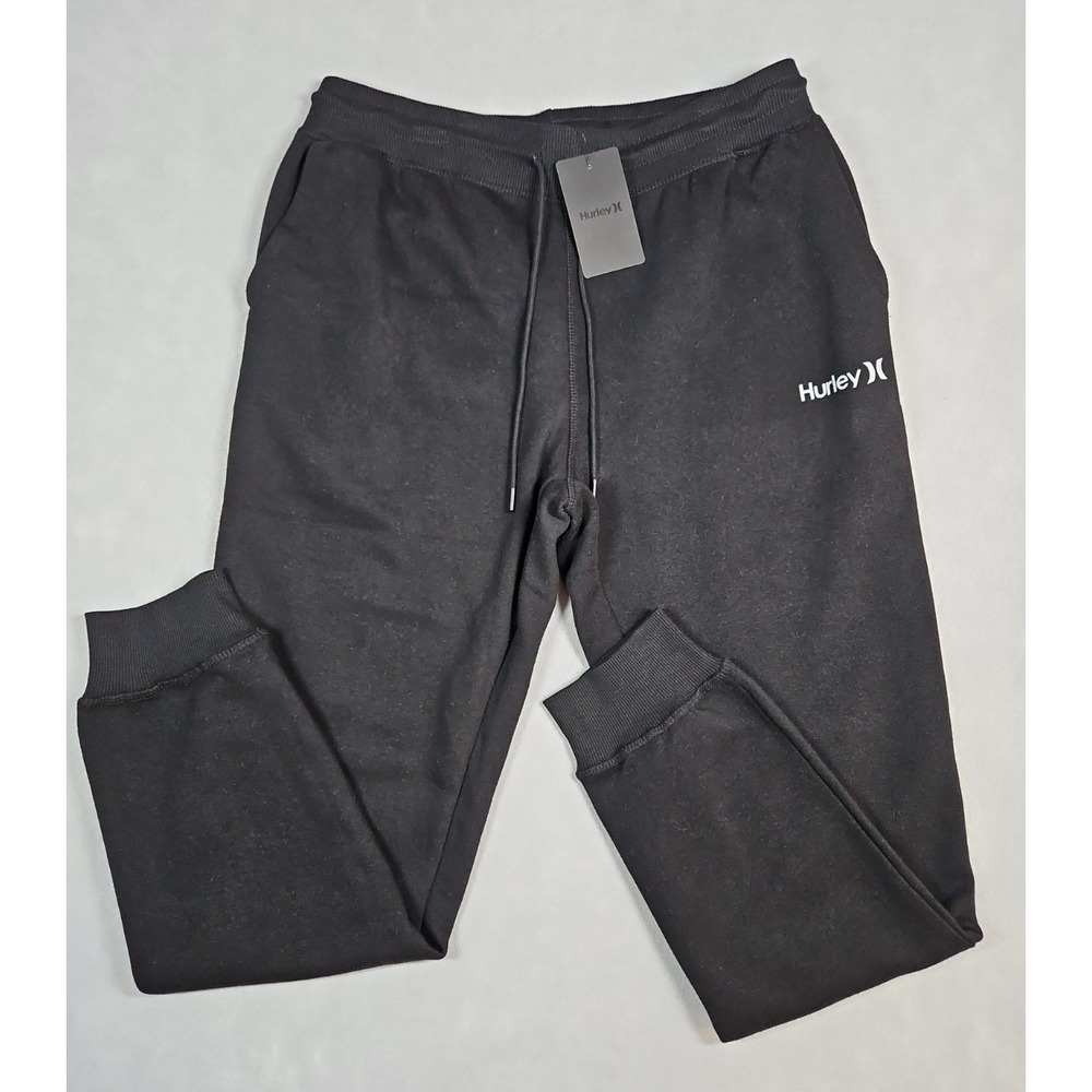 Hurley Mens Black One And Only Jogger Sweatpants Size Medium NWT